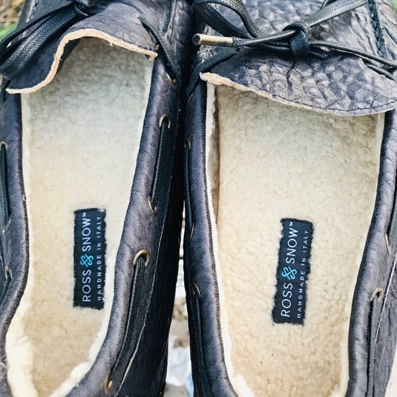 Ross & Snow Davide Genuine Shearling Lined Driver - Picture 6 of 13